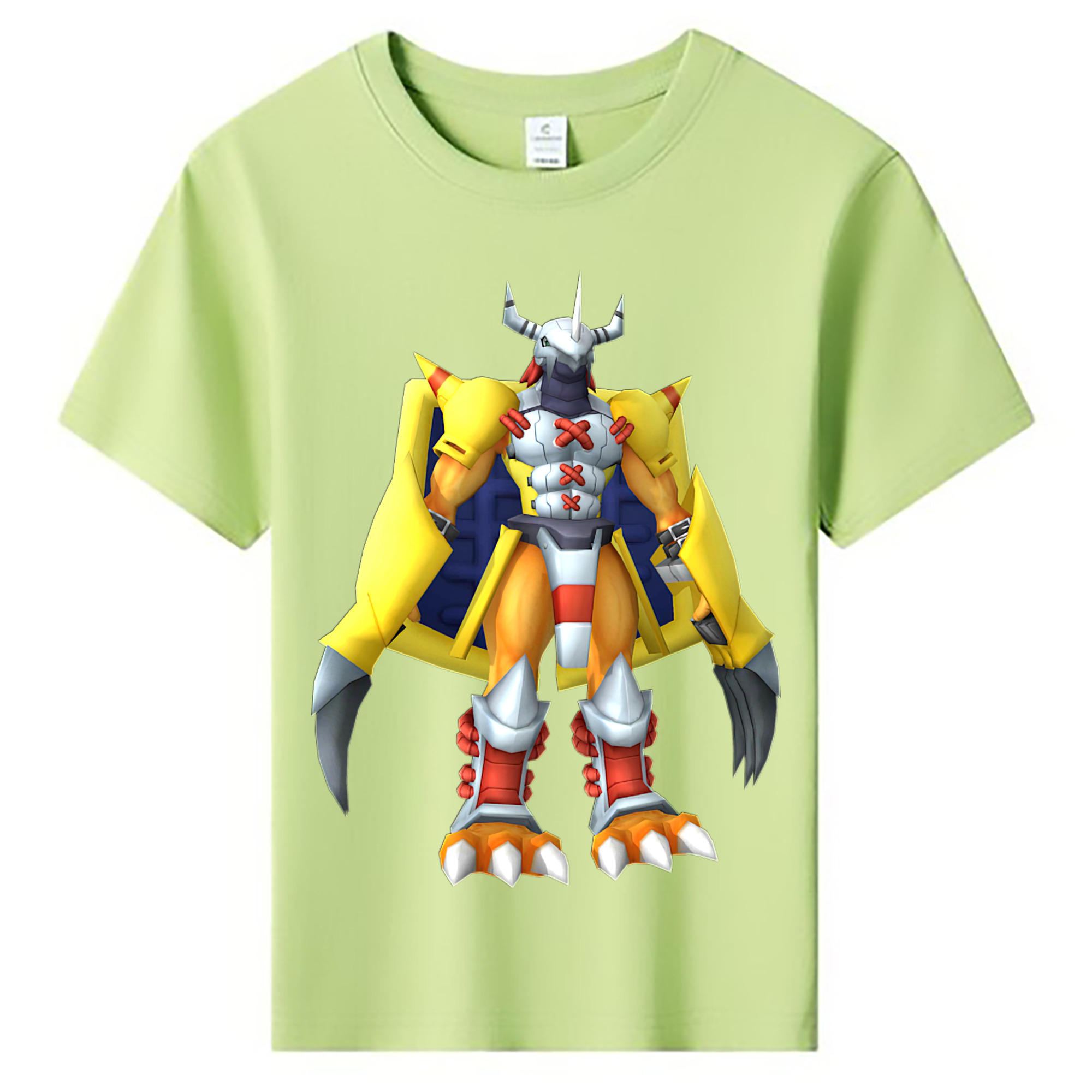 （画像用） Digimon デジタルモンスター/デジモン 綿100％キッズTシャツ（フロントプリント）